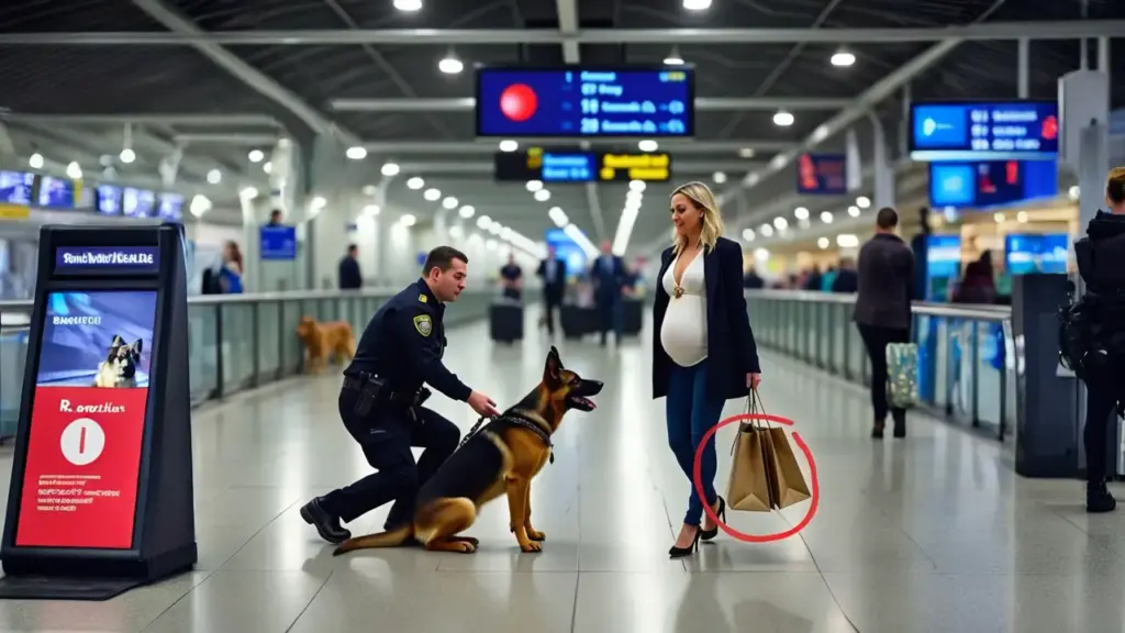 Dog Goes Wild Barking at Pregnant Woman… But When Security Uncovers the Truth, It’s Beyond Belief!