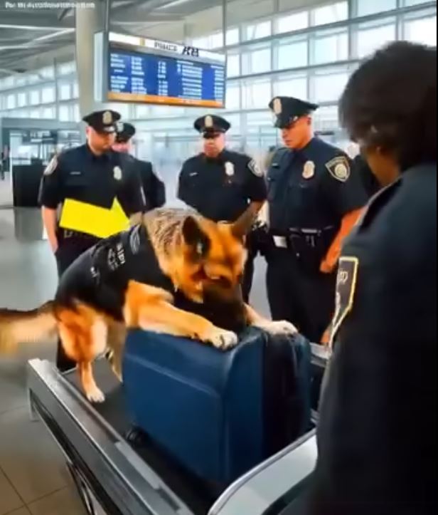 The Suitcase by Gate B: A Hero’s Nose and a Child’s Rescue