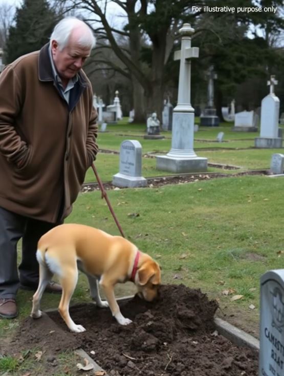 An Old Man Was Tending His Son’s Grave When His Dog Began Digging—What They Found Shook the Entire Village
