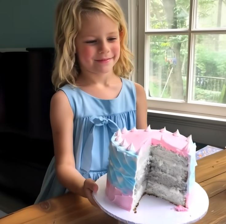 The Gender Reveal Cake Was Grey—Then Our 6-Year-Old Dropped a Bombshell