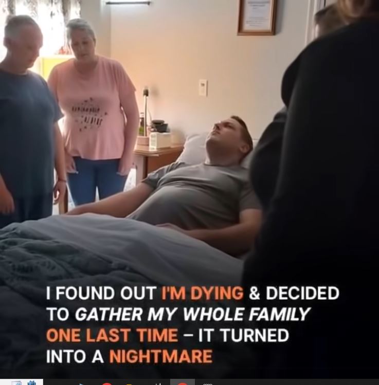 His Last Goodbye: A Young Man Gathers His Family