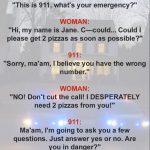I Need Two Pizzas”: 911 Operator Uncovers Hidden Cry for Help