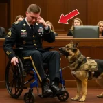 The ex-soldier wanted a final goodbye with his dog in court… But what happened shocked everyone!