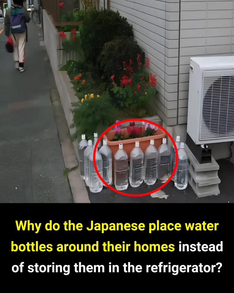 Why Do Japanese Neighborhoods Have Water Bottles Outside?