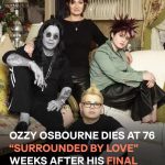 Ozzy Osbourne’s Final Curtain Call: Rock Legend Dies Peacefully at 76, Surrounded by Family