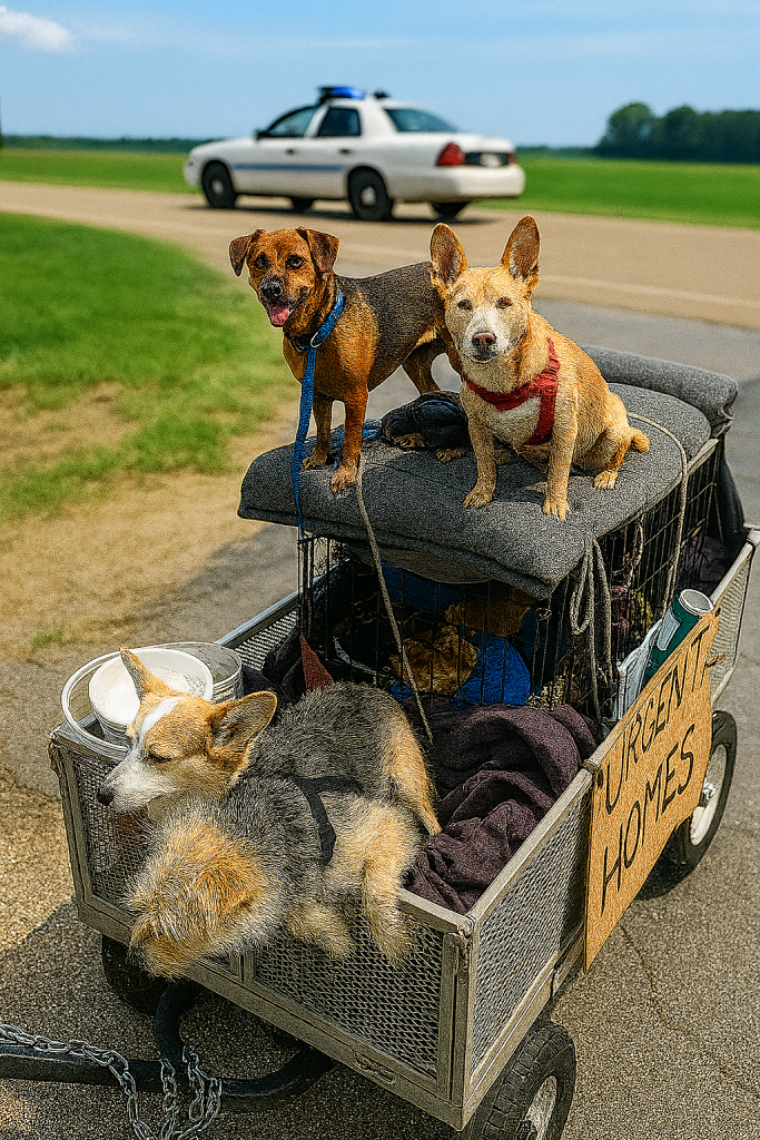 Woman Confronts Homeless Man with Stray Dogs—Gets Unexpected Answer