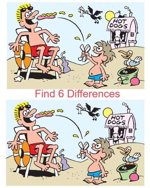 Grill Thrills: Spot the 6 Sizzlin’ Differences