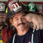 HE PULLED HER OUT OF A BURNING BUILDING—AND THEN SHE NEVER LEFT HIS SHOULDER