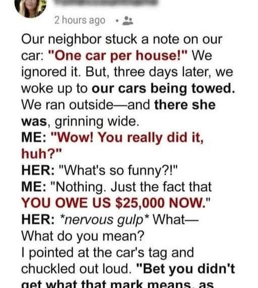 The Day Our Neighbor’s Meddling Backfired Spectacularly