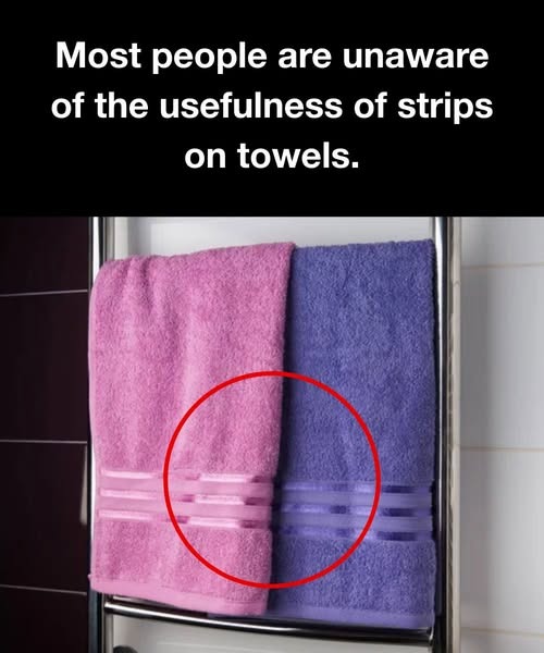 The Practical Purpose Behind Striped Towels in Hotels and Gyms