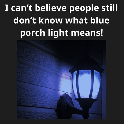 What a Blue Porch Light Truly Represents