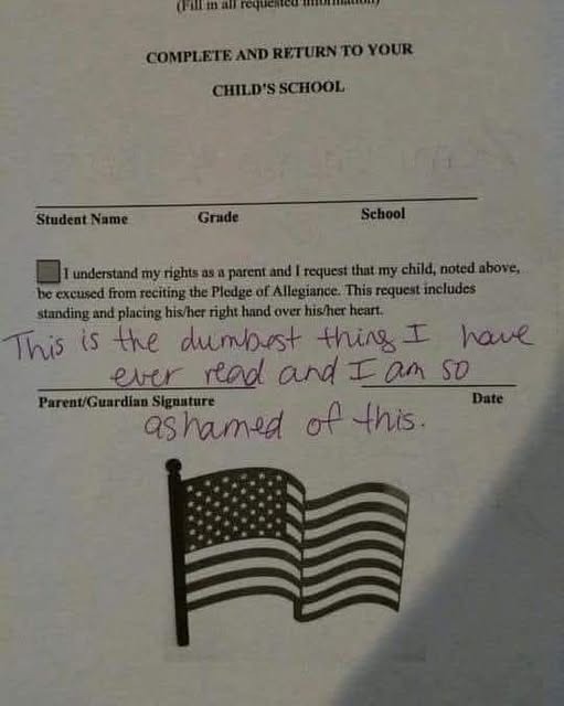 “True Patriotism Lies in Freedom of Choice”
