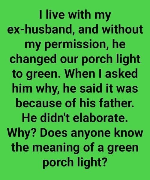 How a Green Light Guided Us Back Together