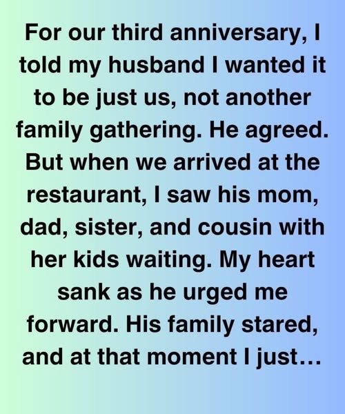 A Disappointing Anniversary Celebration
