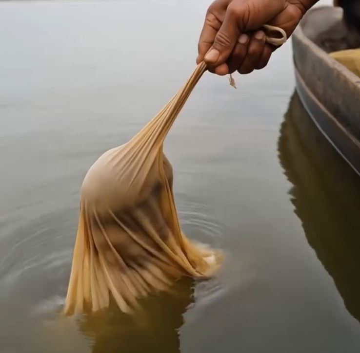 The men went to the lake to fish, but suddenly they pulled a strange bag out of the water — and what was inside was horrifying