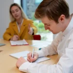 After failing his exam in “Logistics and Organization,” a student confronts his lecturer about it.