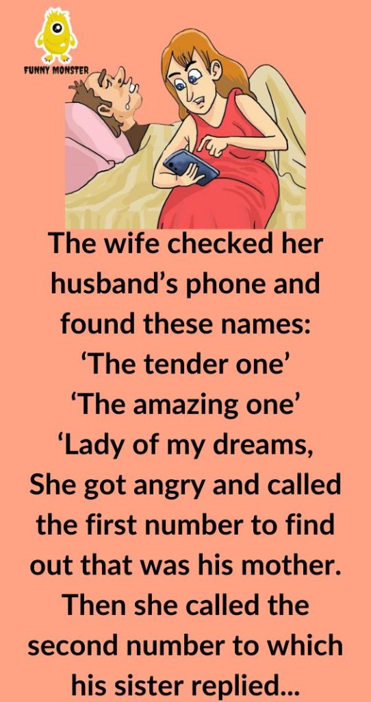 The Wife Checked Her Husband’s Phone
