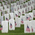 Guard reminds visitors of proper etiquette at Arlington Cemetery