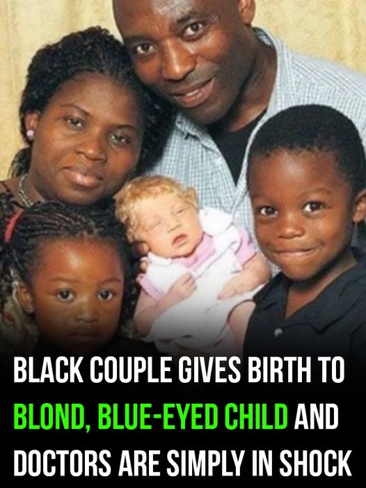 Blonde Hair, Blue Eyes: Nigerian Couple’s Beautiful Miracle