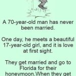 “The 70-Year-Old Honeymooner Who ‘Almost’ Made Love Every Night—and Won the Joke of the Year”