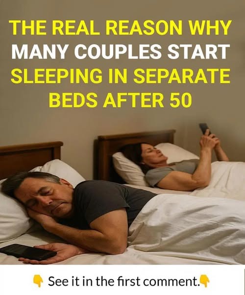 “After Fifty, Side by Side Can Mean Separate Sheets—Why Growing Old Together Often Starts with Sleeping Apart”