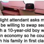 A Woman’s Dilemma: Should She Give Up Her First-Class Seat?