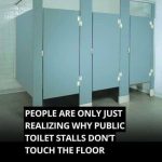 “The Gap Under the Stall Door: Why Public Bathrooms Leave You Exposed on Purpose”
