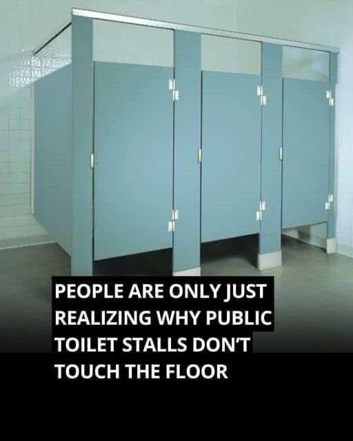 “The Gap Under the Stall Door: Why Public Bathrooms Leave You Exposed on Purpose”